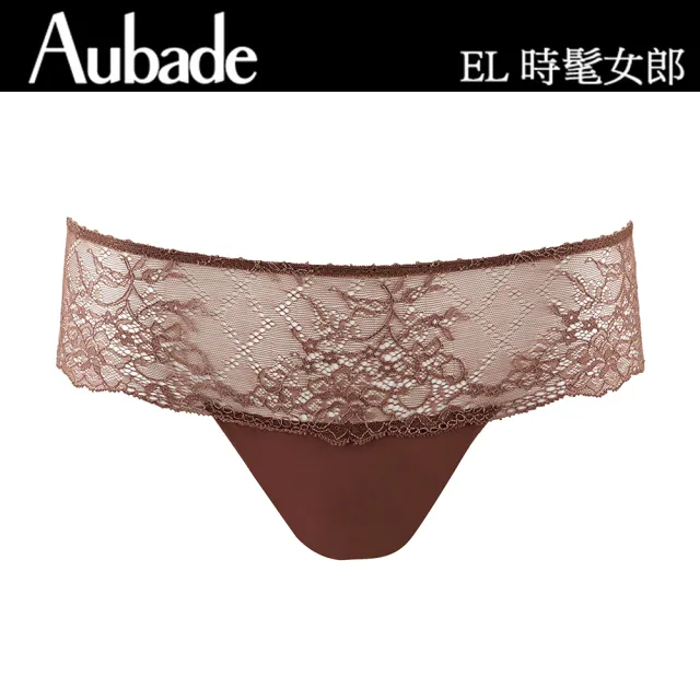 【Aubade】時髦女郎蕾絲丁褲共四色 同尺寸隨機顏色二件組