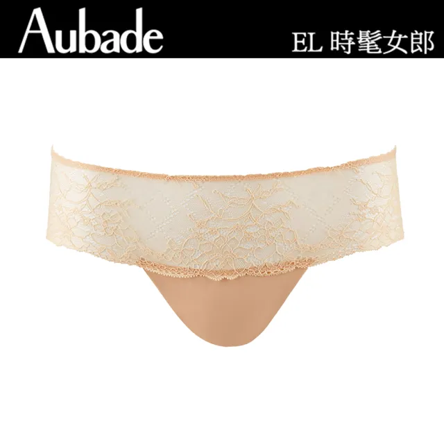 【Aubade】時髦女郎蕾絲丁褲共四色 同尺寸隨機顏色二件組