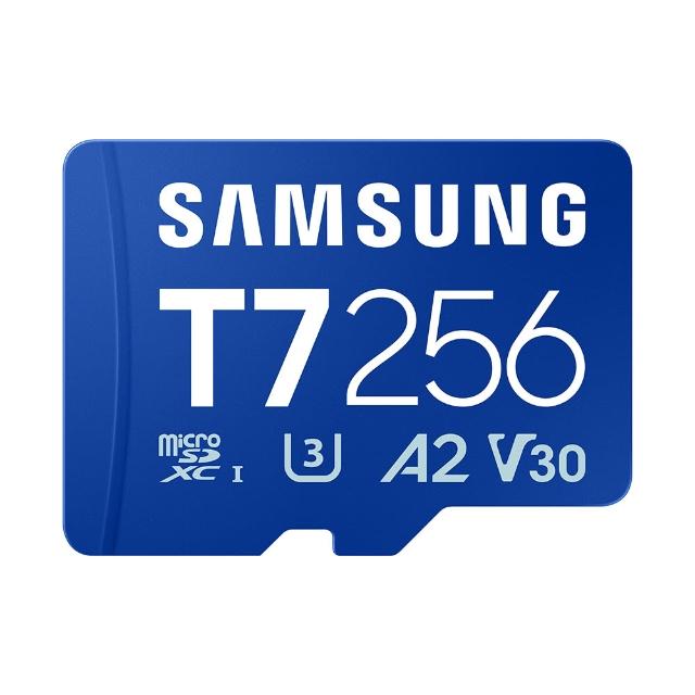 【Samsung 三星】T7 microSDXC UHS-I U3 A2 V30 256GB 記憶卡(MB-MB256T/WW)