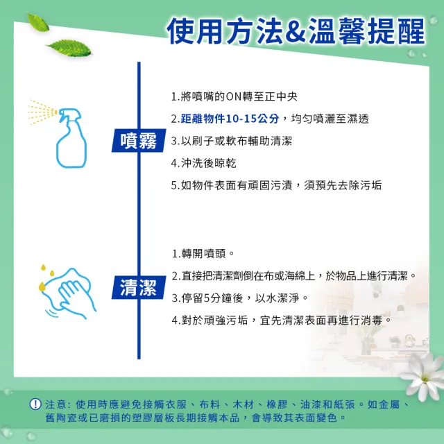 【Clorox 高樂氏】萬用強力去汙清潔噴劑噴槍946mlx3-原味(環境消毒/浴室除垢/廚房去油/含漂白水)