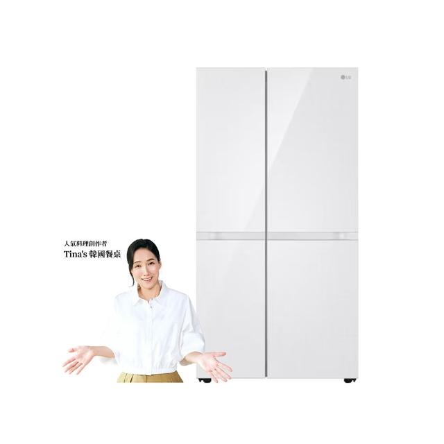 【LG 樂金】58H快配653公升智慧變頻雙門對開冰箱 亞麻白(GL-BL62WM)
