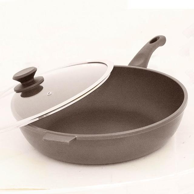 【ＵNICOOK 優樂】樂廚深型平底鍋附蓋(34cm)
