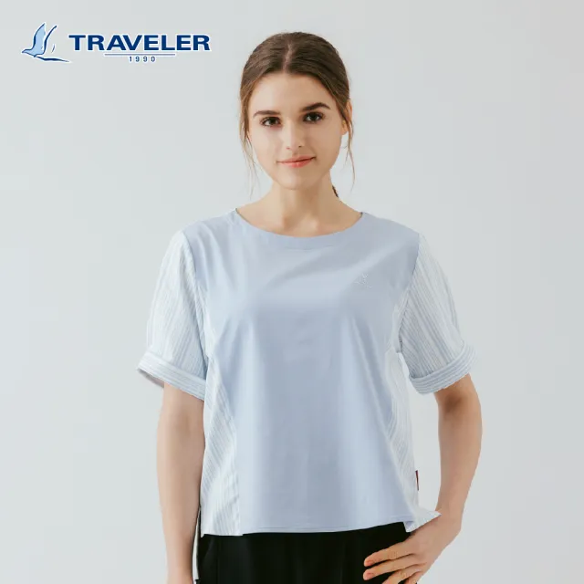 【TRAVELER 旅行者】女款吸排抗UV上衣|261TR830