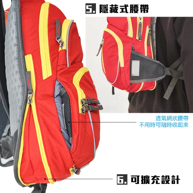 【DIBOTE 迪伯特】極限登山騎行水袋背包-15L (藍/綠/紅)