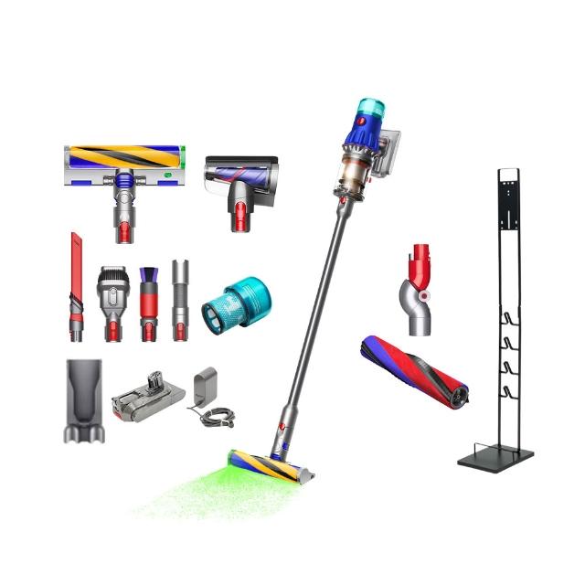 【dyson 戴森】V12 Detect Slim Fluffy SV46 強勁輕量智慧無線吸塵器 光學偵測(升級HEPA過濾)
