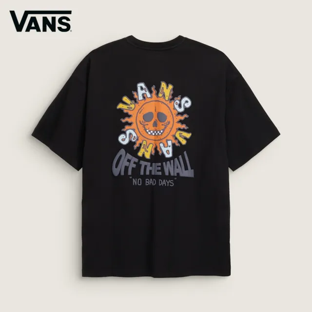 【VANS】官方旗艦 Solar Skull GFX 黑色短袖T恤