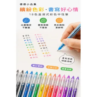 【德德小品集】韓國 K7 直液式彩色中性筆  0.5mm 子彈筆尖 手帳筆 繪圖筆 筆記筆 辦公文具 滑順流暢