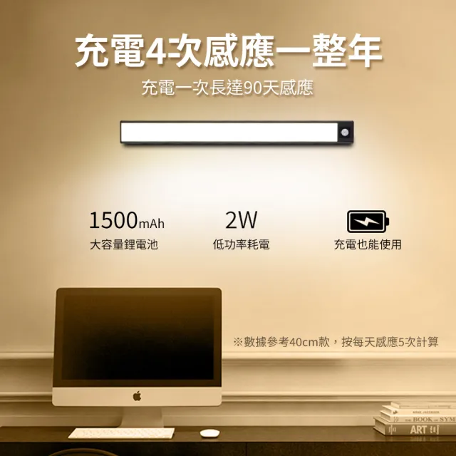【感應燈】人體感應燈 80cm(LED燈條 廚房燈 感應燈 磁吸燈)