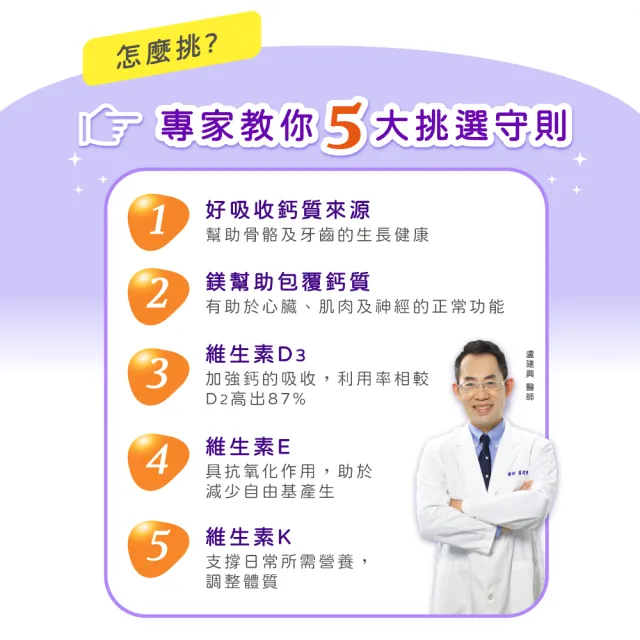 【五洲生醫】鈣鎂錠 1瓶(共60粒)
