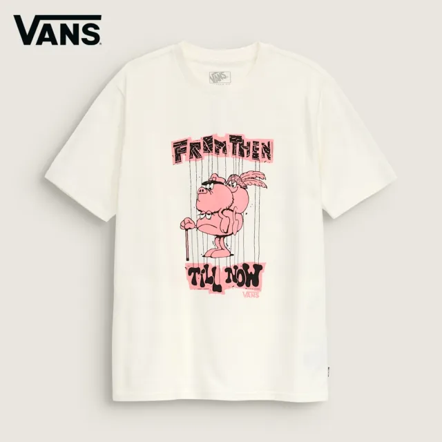 【VANS】官方旗艦 Artist Collection - SOON EASY 女款米白色短袖T恤