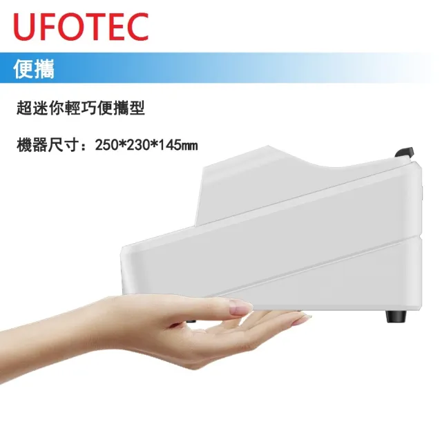 【UFOTEC】官方直營 2400W 超迷你 3Kg 100-240V國際電壓 台幣專業 點驗鈔機(4磁頭+永久保固)