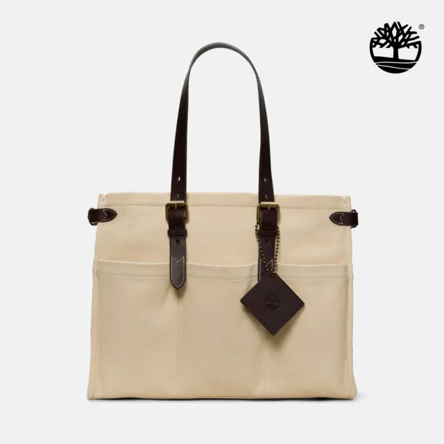 【Timberland】女款純色牛皮托特包(A43DQCR3)