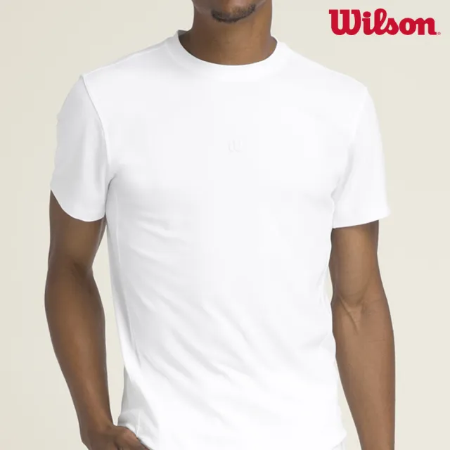 【WILSON】Everyday Performance Tee 男款 服飾 短袖T恤 白色 WM00011531WTA