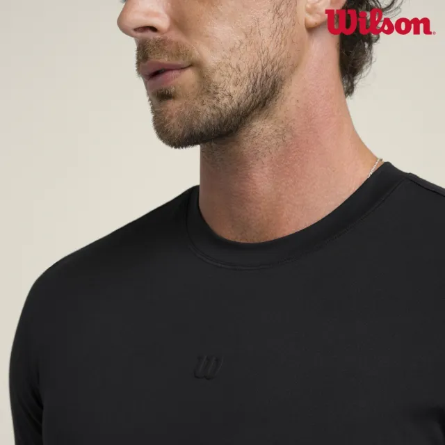 【WILSON】Everyday Performance Tee 男款 服飾 短袖T恤 黑色 WM00011431BKA