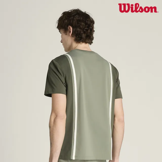 【WILSON】Emerson Tee 男款 服飾 短袖T恤 綠色 WN00019E014001