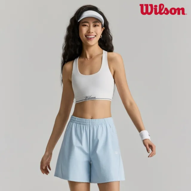 【WILSON】Double Air Short 女款 服飾 短褲 暮藍色 WE00143U016001