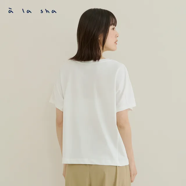 【a la sha】動物泡泡造型繡花上衣