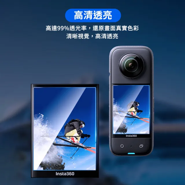 【HH】Insta360 X5/X4 -3D曲面-鋼化玻璃保護貼 (GPN-IT360-X5)