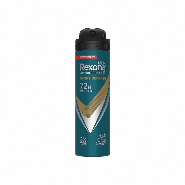 【Rexona 蕊娜】官方直營 男士制汗止汗爽身噴霧 3倍制汗系列135ml(運動乾爽)