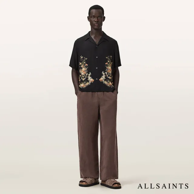 【ALLSAINTS】PARSONS 印花短袖襯衫 M107SE(箱形版型)