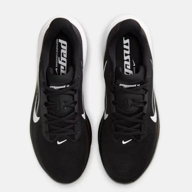 【NIKE 耐吉】AIR ZOOM PEGASUS 42 漸層黑 小飛馬 男款 慢跑鞋 運動 IB1873-001