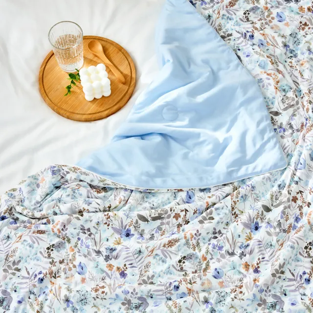 【Great Living 格蕾寢飾】La Belle ICECOOL眠綿冰蠶絲蛋白涼感涼被(150X195CM) 涼被/夏被/任選