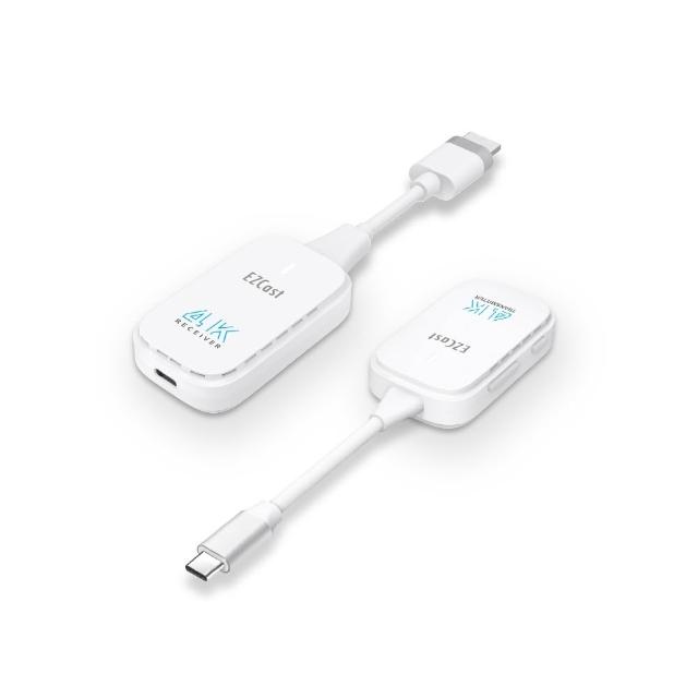 【GKI 耀麟國際】EZCast Pocket 4K 無線投影傳輸器套組(HDMI/TypeC兩種版本可選 4K高畫質)