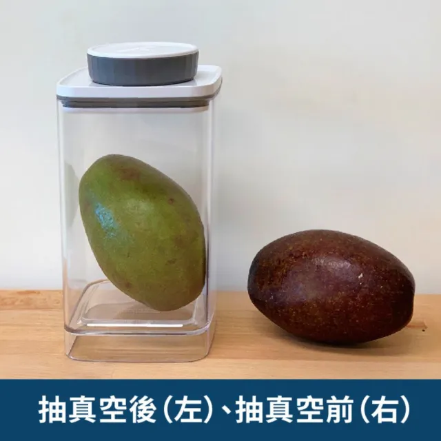 【ANKOMN】旋轉真空保鮮盒 600mL 白色(真空密封罐)
