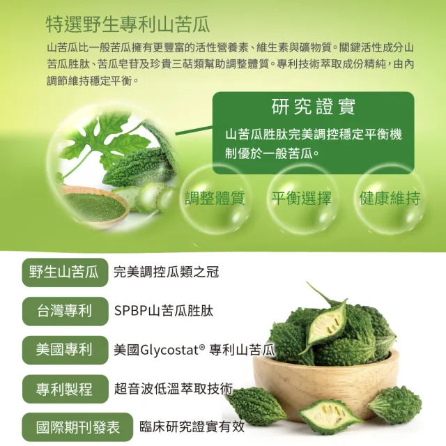 【家倍健】唐速淨EX專利苦瓜胜肽膠囊x7盒(30粒/盒/山苦瓜/武靴葉/香椿/桑葉)