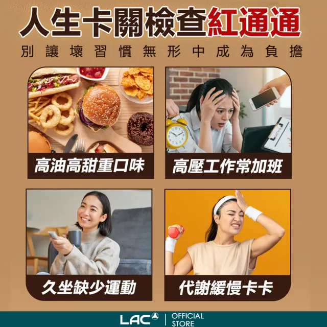 【LAC 利維喜】活性納豆紅麴Q10膠囊x1盒組(共60顆/納麴/降膽固醇/調節血脂/醫生推薦/大紅麴)