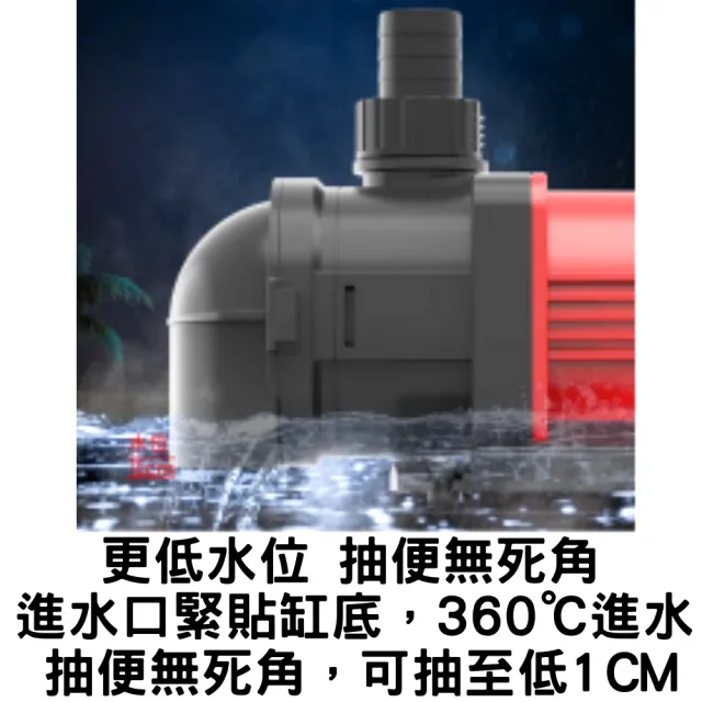 【SUNSUN 森森】ZDP-10000 直流變頻沉水馬達/10000L/H/10檔水量可調(台灣公司貨保固一年)