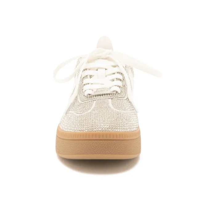 【steve madden】滿鑽拼接M厚底德訓鞋 TWFENTY(銀色)