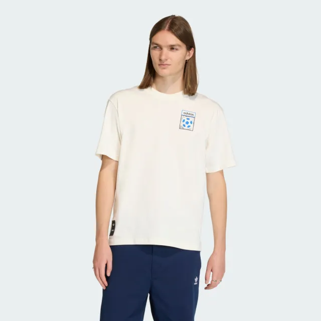 【adidas 愛迪達】運動 休閒 短袖 T恤 男上衣 FLAG GFX SS T(KD1430)