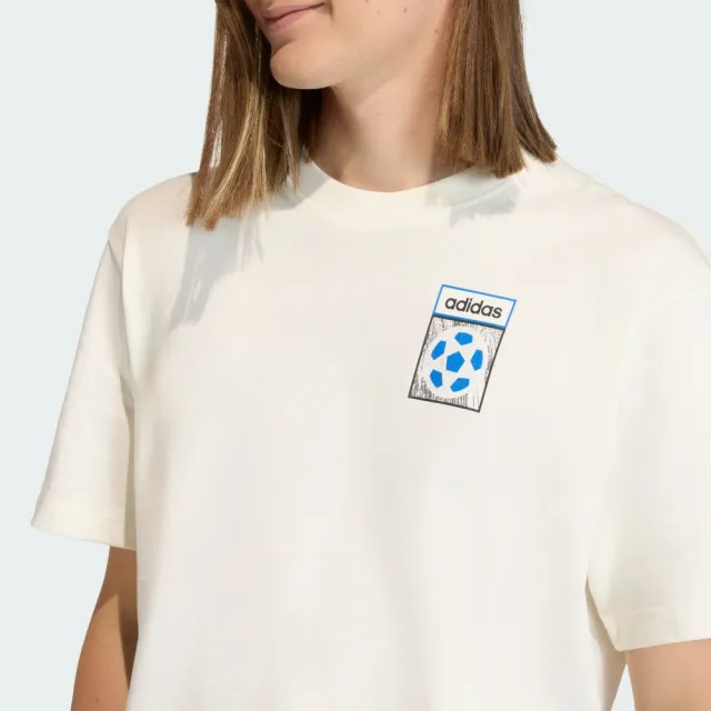 【adidas 愛迪達】運動 休閒 短袖 T恤 男上衣 FLAG GFX SS T(KD1430)