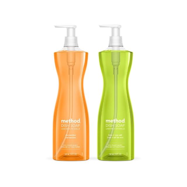【method 美則】純淨洗碗精系列532ml(克萊門氏柑橘、萊姆海鹽)