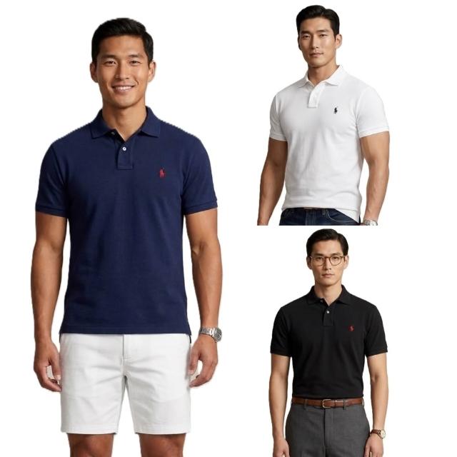 【RALPH LAUREN】小馬刺繡網眼polo衫(POLO RL/多色選)