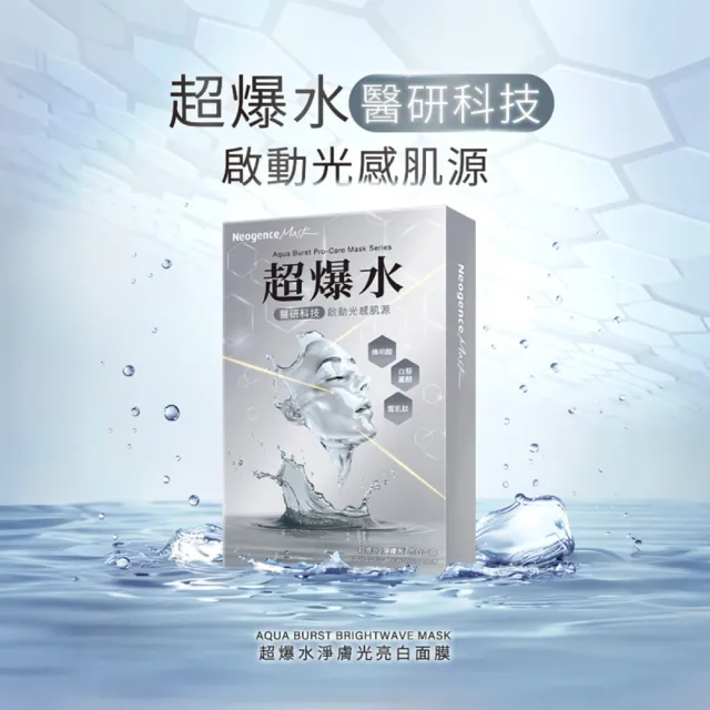 【Neogence 霓淨思】超爆水醫研面膜系列5片/盒*2入(款式任選)