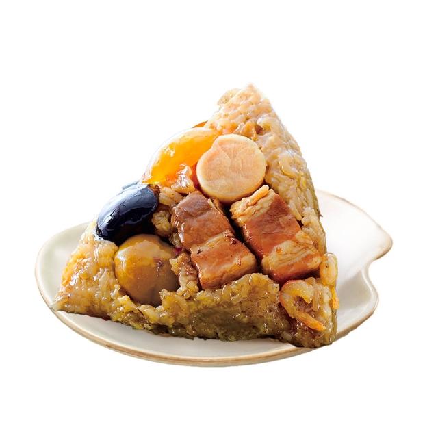 【呷七碗】國宴極品干貝粽 2包組(210gx6/包) 端午、粽子、肉粽）