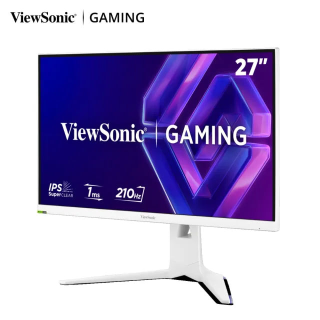 【ViewSonic 優派】XG2735-2K-W 27型IPS QHD 210Hz電競螢幕(HDR400/G-Sync相容/1ms)