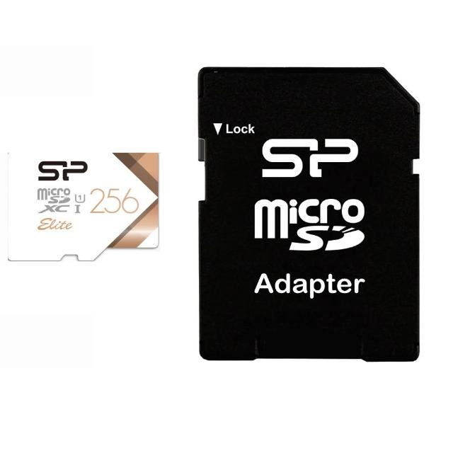 【SP 廣穎】MicroSD U1 V21 256G彩色記憶卡含轉卡
