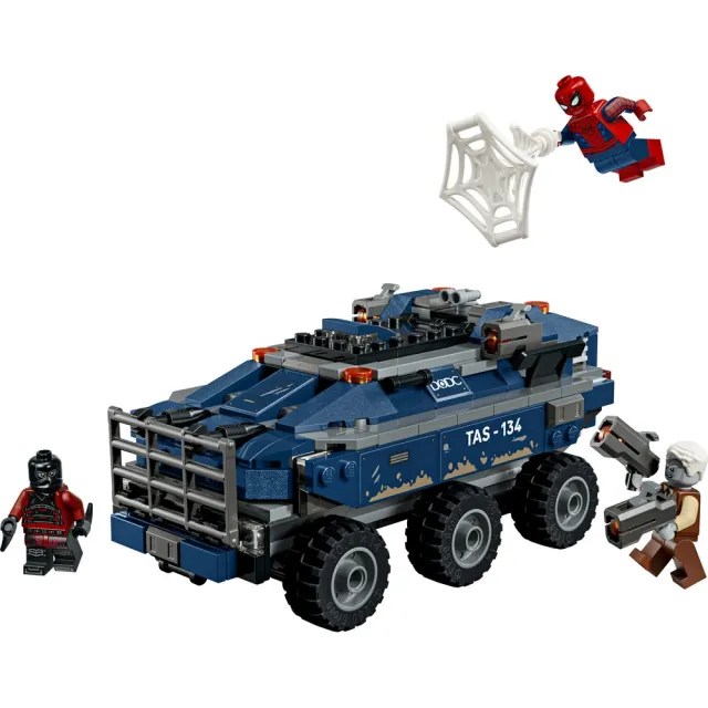 【LEGO 樂高】漫威超級英雄系列 76349 蜘蛛人囚車追逐戰(創意力遊戲 漫威 禮物 玩具)