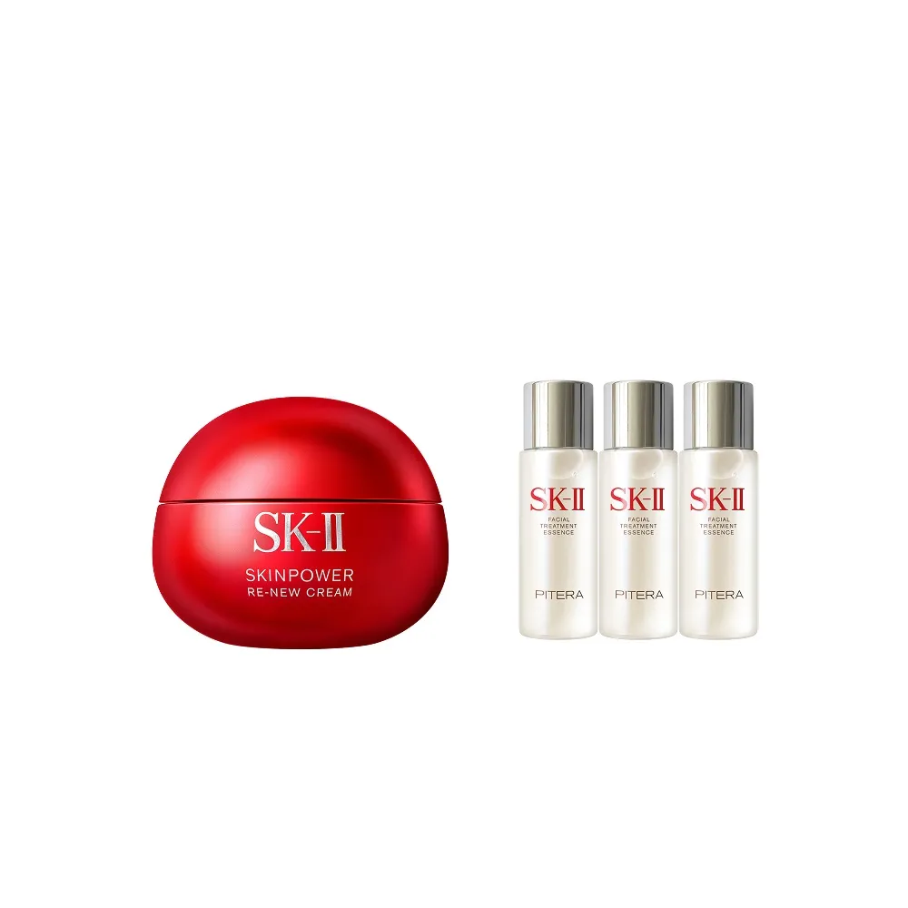 【SK-II】官方直營 肌源賦能煥顏活膚霜 80g(經典or輕盈任選/乳霜/臉部保養/抗老/保濕/大紅球)