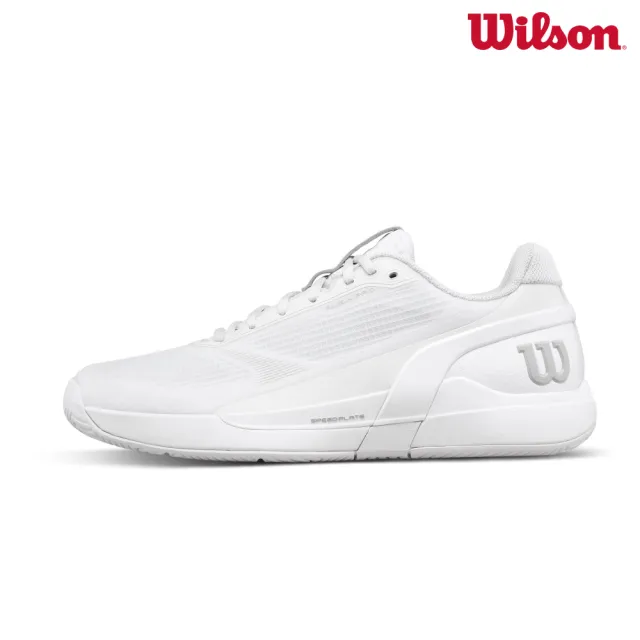 【WILSON】RUSH PRO 5 男款 網球鞋 運動鞋 白色 WRS337200U