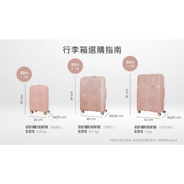 【AMERICAN TOURISTER 美國旅行者】20吋 INSTAGON 可擴充大容量輕量PP避震輪行李箱/登機箱(多色可選)