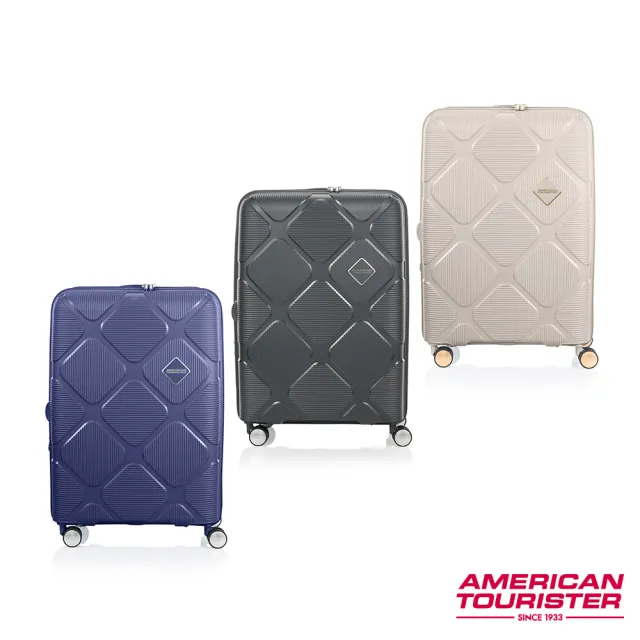 【AMERICAN TOURISTER 美國旅行者】25吋 INSTAGON 可擴充大容量輕量PP避震輪行李箱/旅行箱(多色可選)