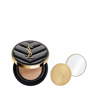 【YSL】官方直營 恆久完美霧光氣墊粉餅 SPF23/PA++12G(皮革氣墊/全新升級/任選1款)