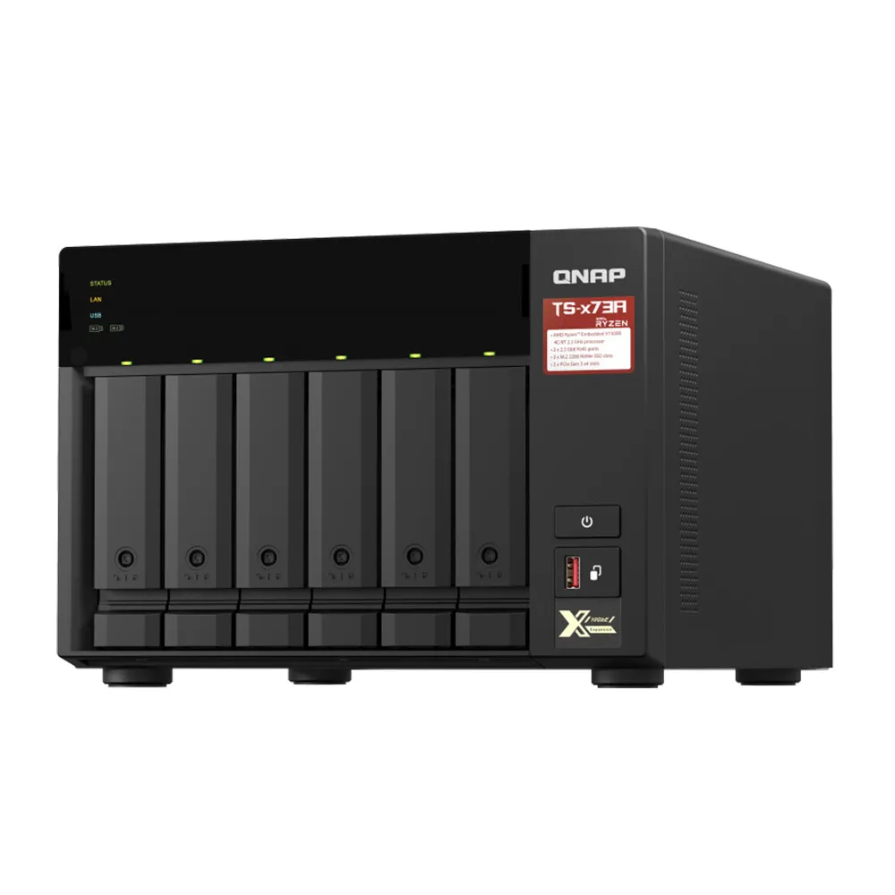 【QNAP 威聯通】搭希捷IronWolf 8TBx2★TS-673A-8G 6Bay NAS 網路儲存伺服器
