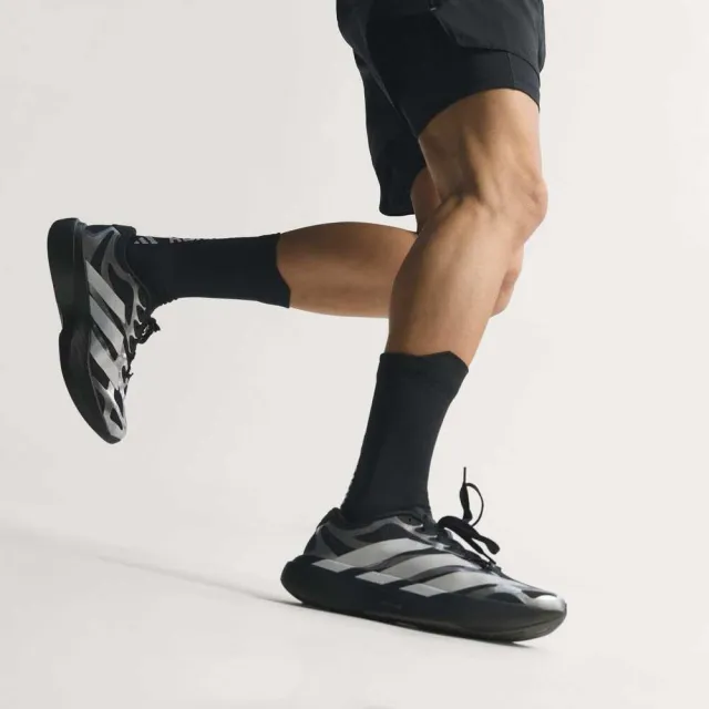 【adidas 愛迪達】Adizero Evo Sl Exo M 男 慢跑鞋 支撐 休閒 潮流 黑銀(KI4764)