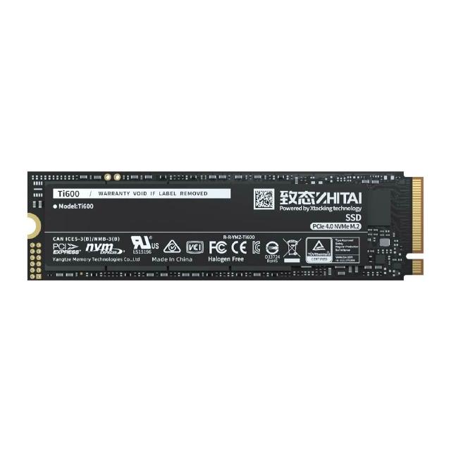 【ZHITAI 致態】Ti600 1TB M.2 2280 Gen4 PCIe 4.0 SSD固態硬碟 讀7000 寫6000 (五年保)