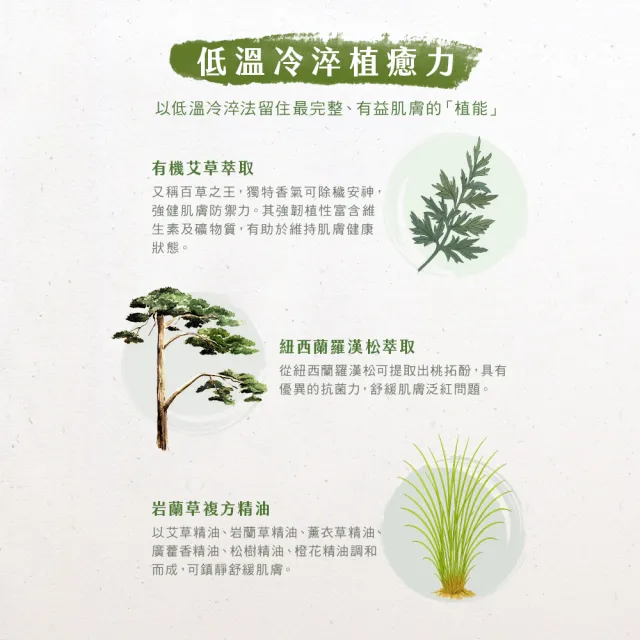 【阿原】岩蘭草抗菌洗手慕斯430mL*1+艾草修護護手霜30mL*1(植癒力.艾草.深度修護)